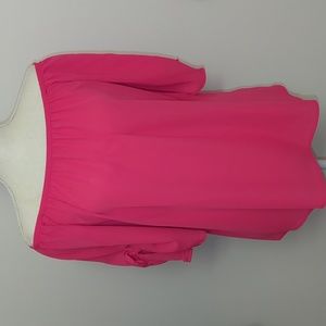 NWOT Blouse fushia